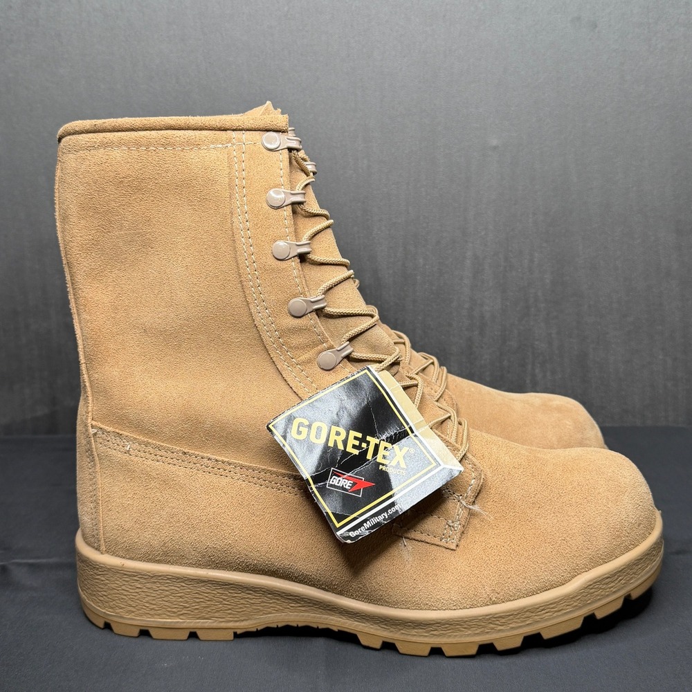 Altama Boots Mens Sz 11.5 W Tan Gore-Tex Cold Weather Combat Military Jungle New